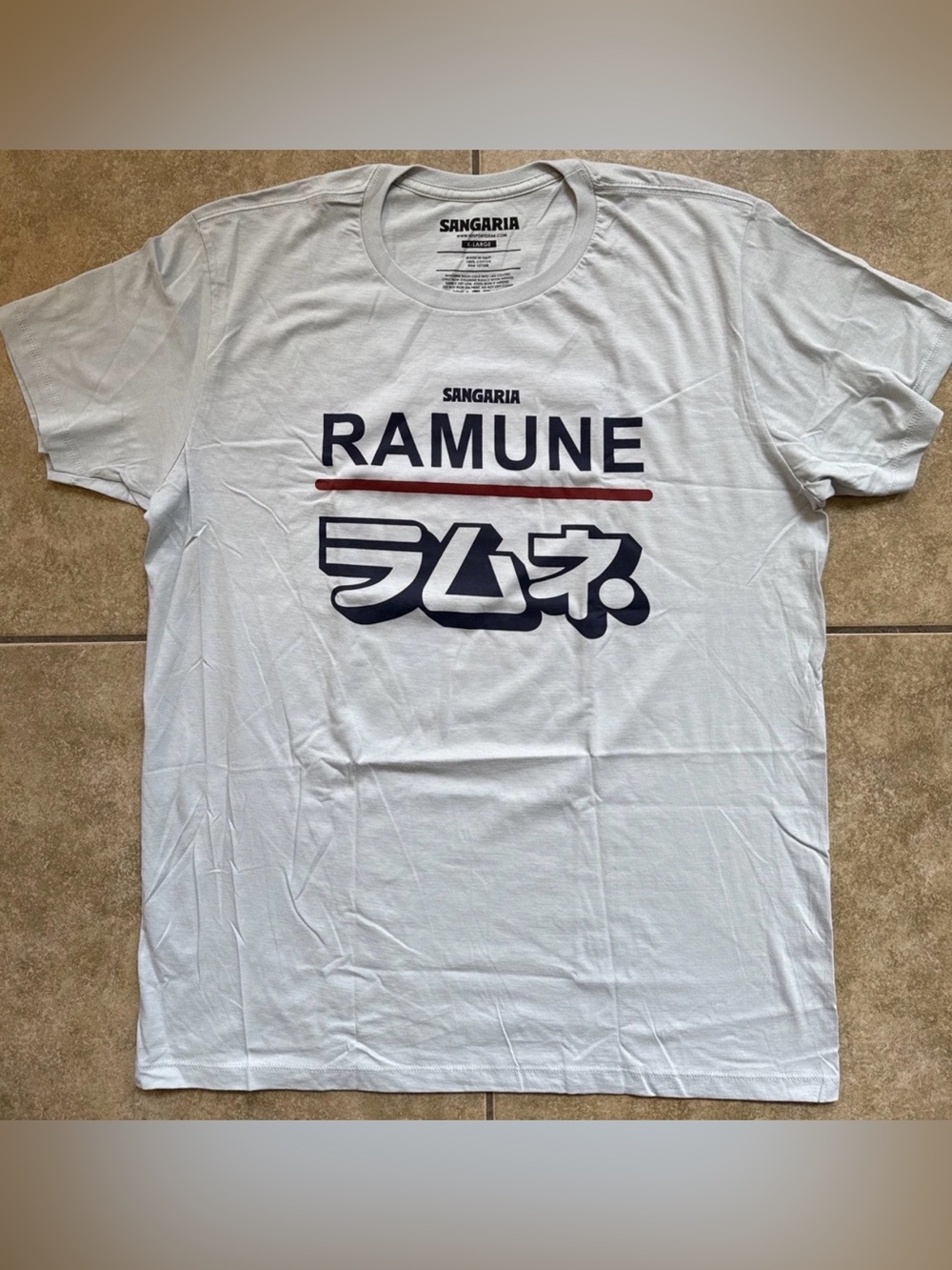 Ramune Sangaria Japanese Drink Men's Size XL Tee T-Shirt New FAST SHIPPING